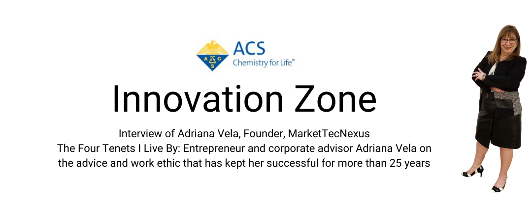 American Chemical Society – Innovation Zone- Adriana Vela Profile