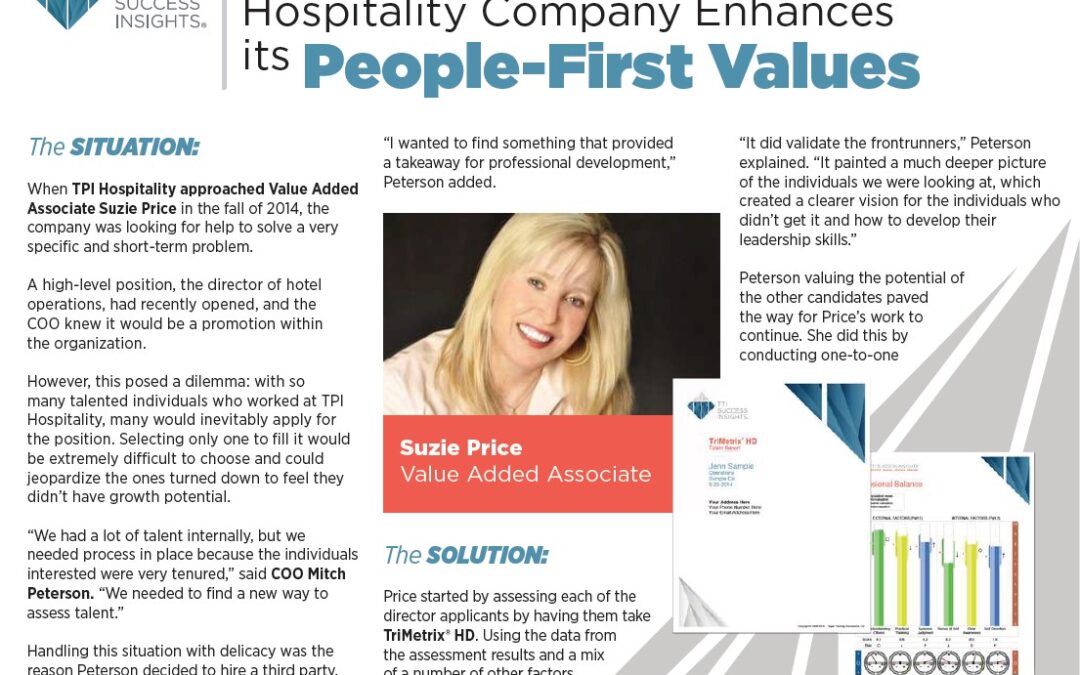 Hospitality People First Values